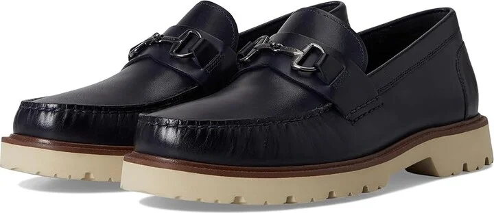 Cole Haan American Classics Bit Loafers Men's Lace-up Boots Midnight Moon/Oat : 13 D - Medium, Leather