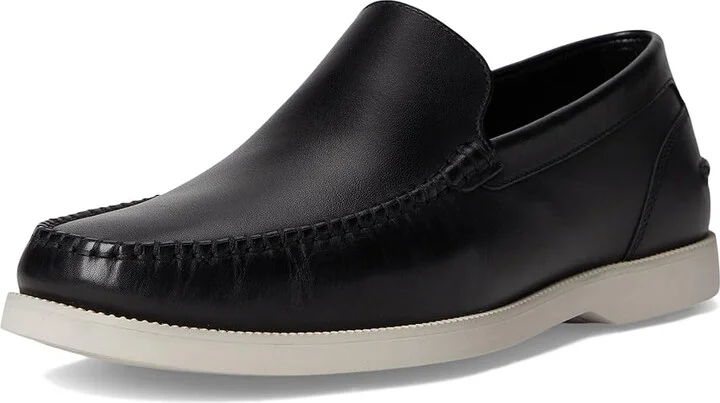 Cole Haan American Classics Casual Loafer Men's Lace Up Wing Tip Shoes Black/Ivory : 11 W - Wide, Leather - Image 5