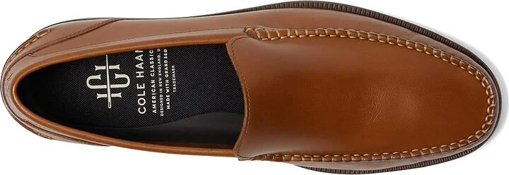 Cole Haan American Classics Casual Loafer Men's Lace Up Wing Tip Shoes British Tan/Madeira : 9.5 D - Medium, Leather - Image 2