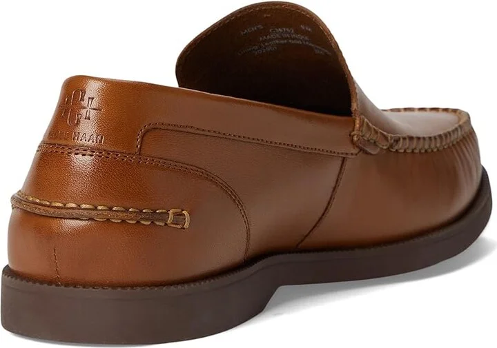 Cole Haan American Classics Casual Loafer Men's Lace Up Wing Tip Shoes British Tan/Madeira : 9.5 D - Medium, Leather - Image 4