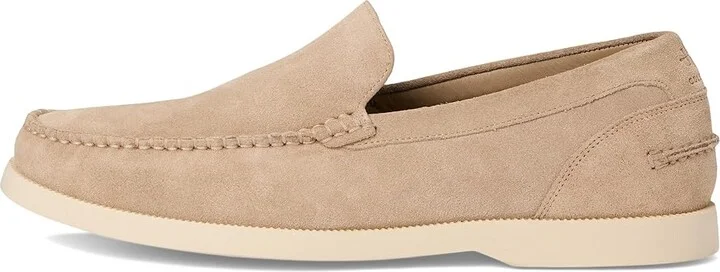 Cole Haan American Classics Hampton Loafer Men's Lace-up Boots Birchbeige Suede/Angora : 8 W - Wide, Rubber - Image 6