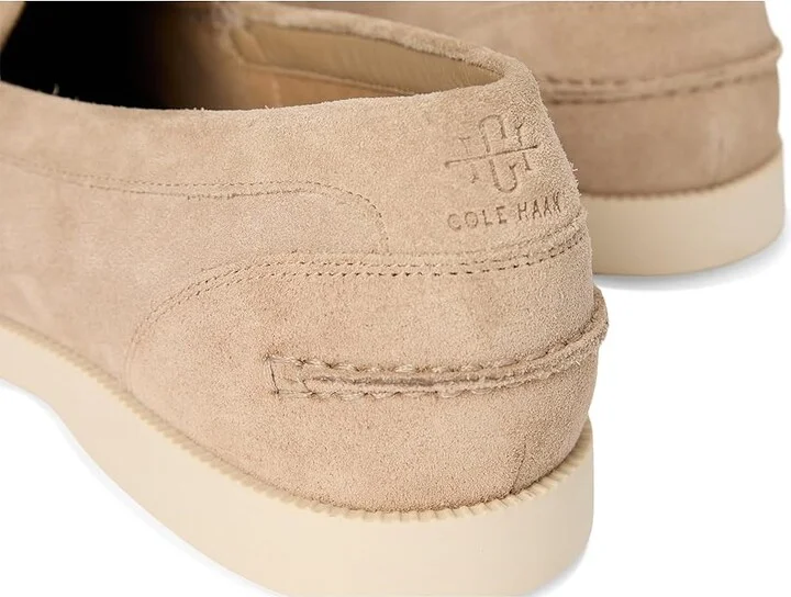 Cole Haan American Classics Hampton Loafer Men's Lace-up Boots Birchbeige Suede/Angora : 8 W - Wide, Rubber - Image 7