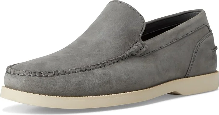 Cole Haan American Classics Hampton Loafer Men's Lace-up Boots Lava Smoke Nubuck/Angora : 8.5 D - Medium, Rubber - Image 5