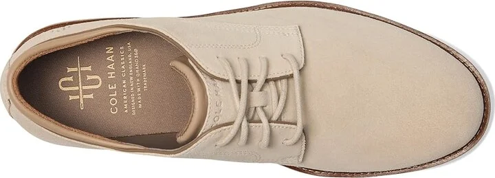 Cole Haan American Classics Montrose Plain Toe Ox Men's Lace-up Boots Light Sesame Suede/Birch Beige/Ivory : 7 D - Medium, Leather - Image 2