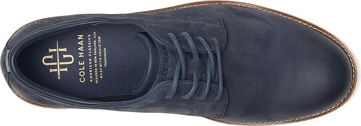 Cole Haan American Classics Montrose Plain Toe Ox Men's Lace-up Boots Navy Blazer Nubuck/Angora : 9 D - Medium, Leather - Image 2
