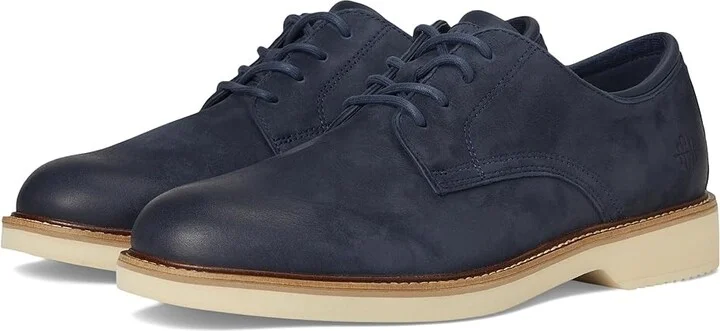 Cole Haan American Classics Montrose Plain Toe Ox Men's Lace-up Boots Navy Blazer Nubuck/Angora : 9 D - Medium, Leather
