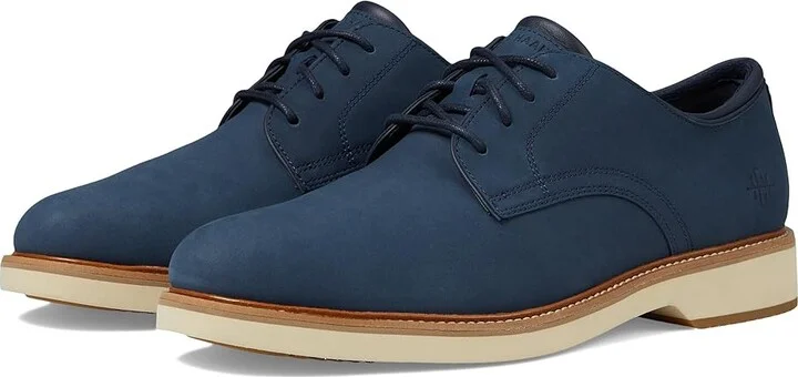 Cole Haan American Classics Montrose Plain Toe Oxford Men's Lace-up Boots Navy Blazer Nubuck/Angora : 7.5 D - Medium, Leather