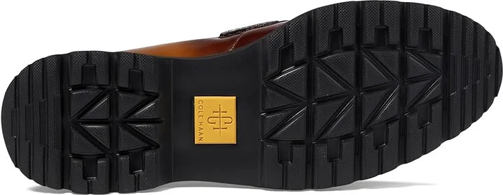 Cole Haan American Classics Penny Loafer Men's Shoes Dark Chocolate/Light Amber Brushoff/Black : 11 W - Wide, Leather - Image 3