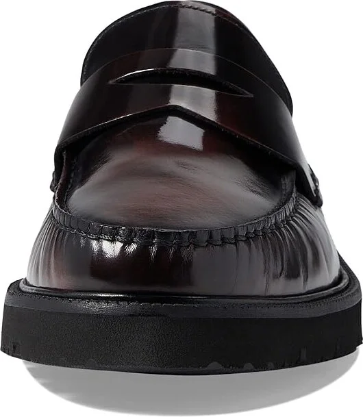 Cole Haan American Classics Penny Loafer Men's Shoes Deep Burundy/Black : 11 D - Medium, Leather - Image 5