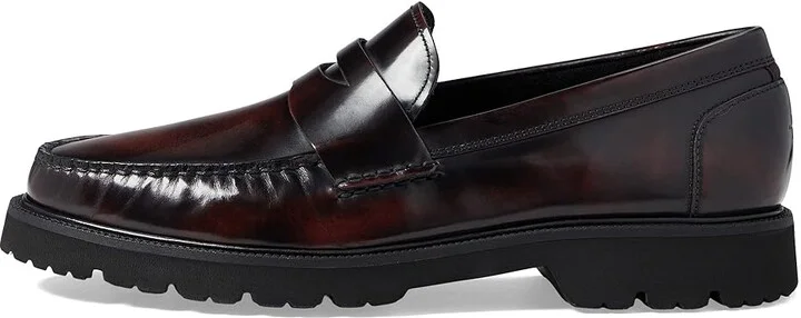 Cole Haan American Classics Penny Loafer Men's Shoes Deep Burundy/Black : 11 D - Medium, Leather - Image 6