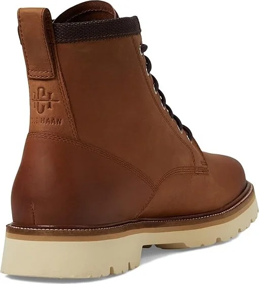 Cole Haan American Classics Plain Toe Boot Waterproof Men's Boots British Tan/A : 8.5 D - Medium, Leather - Image 4