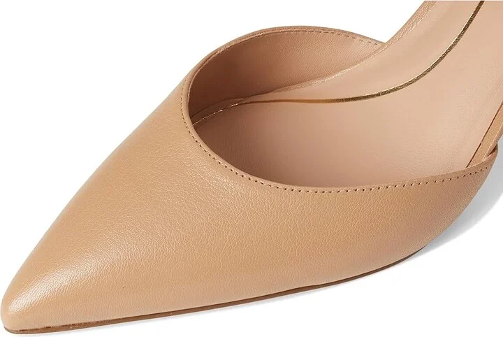 Cole Haan Annalise Buckle Mules High Women's Heels Tuscan Sand Leather : 8 B - Medium - Image 7