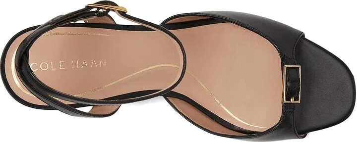 Cole Haan Annalise Buckle Sandals Women's Sandals Black Leather : 6.5 B - Medium - Image 2