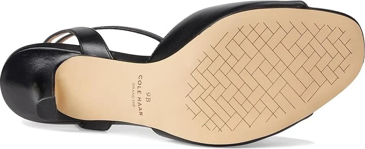Cole Haan Annalise Buckle Sandals Women's Sandals Black Leather : 6.5 B - Medium - Image 3