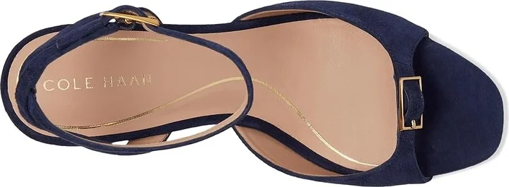 Cole Haan Annalise Buckle Sandals Women's Sandals Midnight Moon Suede : 9.5 B - Medium, Leather - Image 2