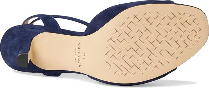 Cole Haan Annalise Buckle Sandals Women's Sandals Midnight Moon Suede : 9.5 B - Medium, Leather - Image 3