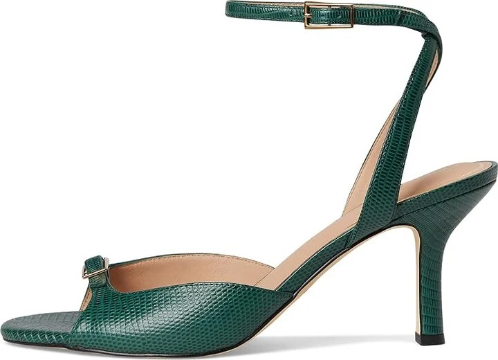 Cole Haan Annalise Buckle Sandals Women's Sandals Rainforest Lizard Print Leather : 8 B - Medium - Image 6
