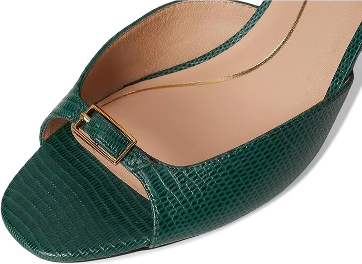 Cole Haan Annalise Buckle Sandals Women's Sandals Rainforest Lizard Print Leather : 8 B - Medium - Image 7