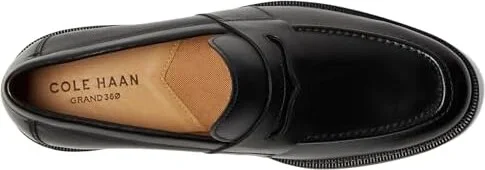 Cole Haan Bedford Penny Loafers Men's Lace-up Boots Black : 9.5 D - Medium, Leather - Image 2