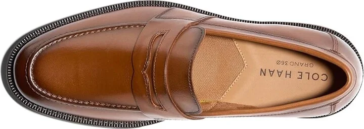 Cole Haan Bedford Penny Loafers Men's Lace-up Boots British Tan : 11.5 D - Medium, Leather - Image 2