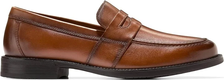 Cole Haan Bedford Penny Loafers Men's Lace-up Boots British Tan : 11.5 D - Medium, Leather - Image 5