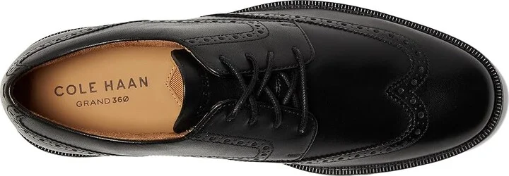 Cole Haan Bedford Wingtip Oxfords Men's Lace-up Boots Black : 10 D - Medium, Leather - Image 2