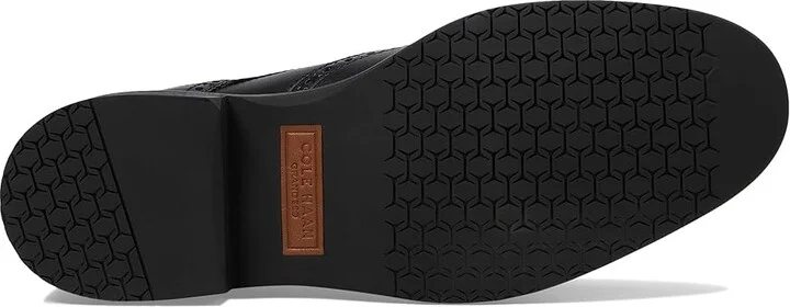 Cole Haan Bedford Wingtip Oxfords Men's Lace-up Boots Black : 10 D - Medium, Leather - Image 3