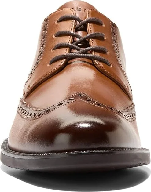 Cole Haan Bedford Wingtip Oxfords Men's Lace-up Boots British Tan : 11 D - Medium, Leather - Image 5