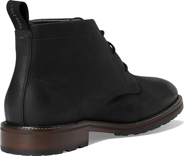 Cole Haan Berkshire Lug Chukka Boot Men's Boots Black/Truffle : 12 D - Medium, Leather - Image 4