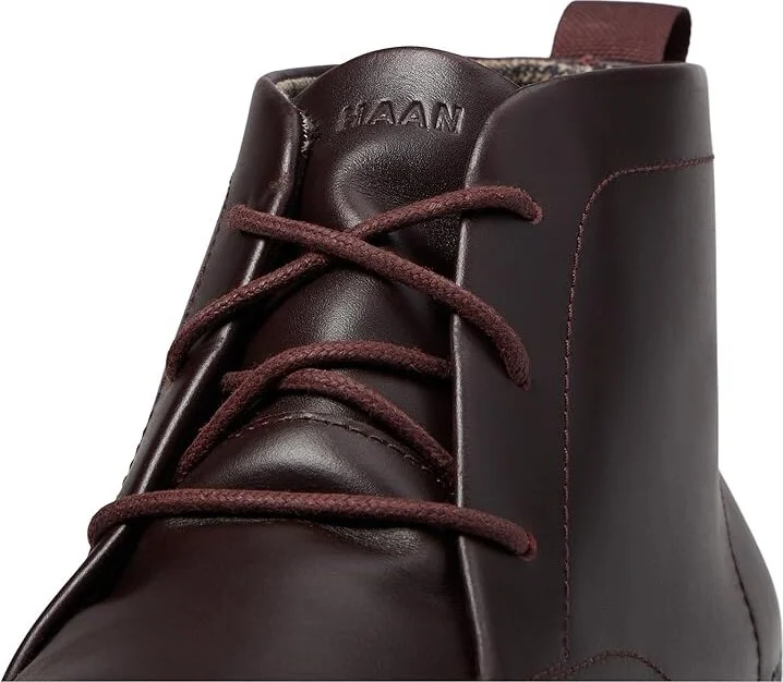 Cole Haan Berkshire Lug Chukka Boot Men's Boots Bloodstone/Dark Natural Water Resistant : 8 D - Medium, Leather - Image 5