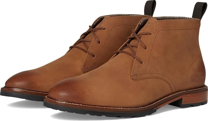Cole Haan Berkshire Lug Chukka Boot Men's Boots Dark Sequoia/Natural : 8.5 D - Medium, Leather