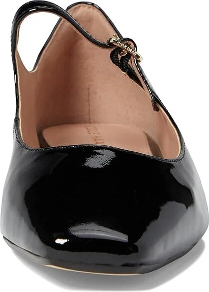 Cole Haan Bridge Mary Jane Ballet Women's Shoes Black Patent : 10 B - Medium, Leather - Image 5