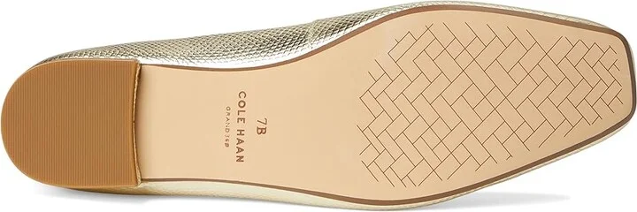 Cole Haan Bridge Mary Jane Ballet Women's Shoes Gold Lizard Print : 10 B - Medium, Leather - Image 3