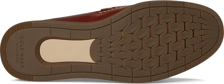 Cole Haan Brower Penny Loafers Men's Slip on Shoes Woodbury/Gum Water Resistant : 8 D - Medium, Leather - Image 3