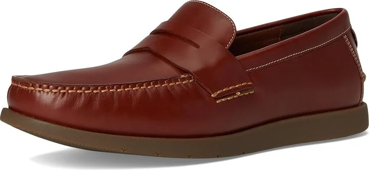 Cole Haan Brower Penny Loafers Men's Slip on Shoes Woodbury/Gum Water Resistant : 8 D - Medium, Leather - Image 5