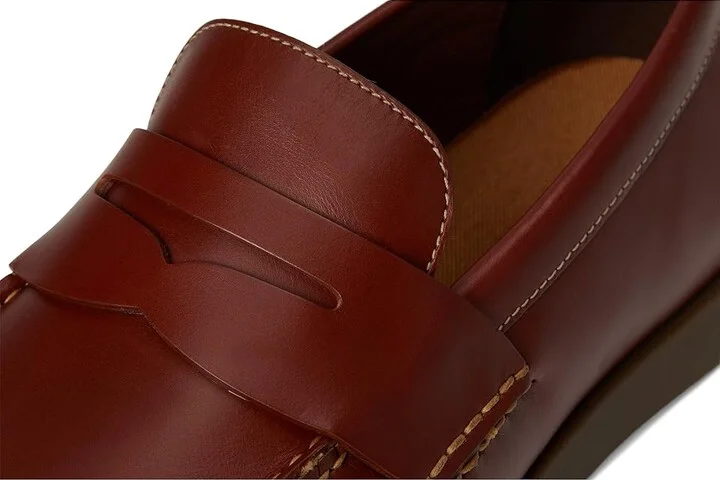 Cole Haan Brower Penny Loafers Men's Slip on Shoes Woodbury/Gum Water Resistant : 8 D - Medium, Leather - Image 7