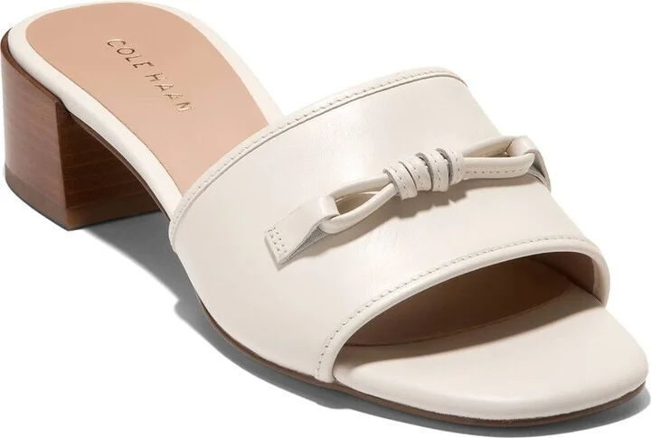 Cole Haan Cailyn Bow Mule Leather Sandal