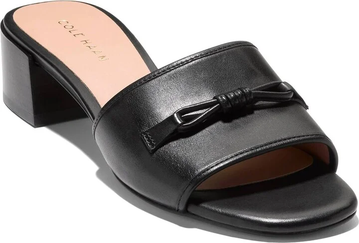 Cole Haan Cailyn Bow Mule Leather Sandal