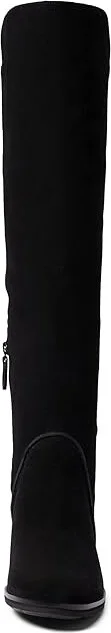 Cole Haan Calgary Water Resistant OTK Boot Women's Shoes Black Suede : 5.5 B - Medium, Leather - Image 2