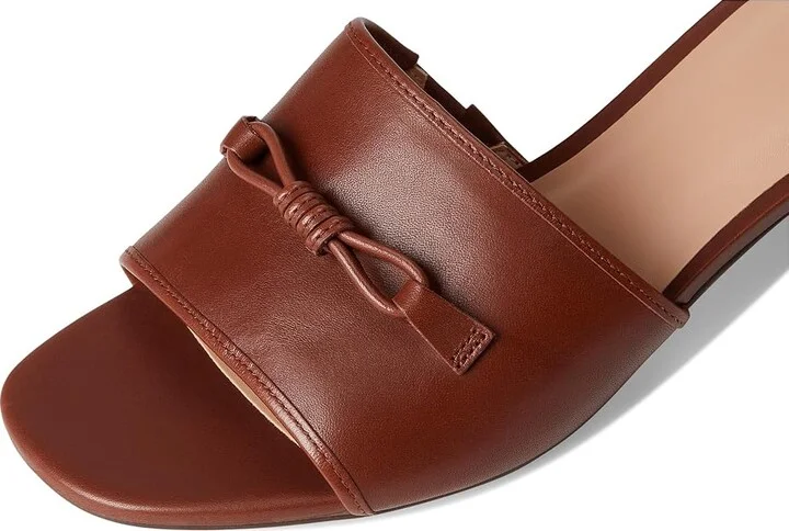 Cole Haan Calli Embellished Sandals Women's Sandals Dark Cuoio Leather : 7 B - Medium - Image 7