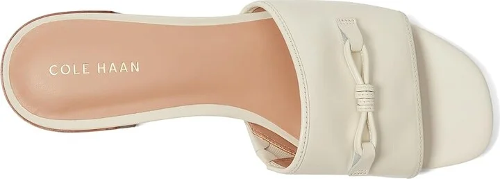 Cole Haan Calli Embellished Sandals Women's Sandals Ivory Leather : 9 B - Medium - Image 2