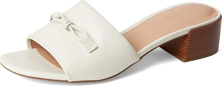 Cole Haan Calli Embellished Sandals Women's Sandals Ivory Leather : 9 B - Medium - Image 5