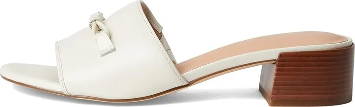 Cole Haan Calli Embellished Sandals Women's Sandals Ivory Leather : 9 B - Medium - Image 6