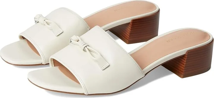Cole Haan Calli Embellished Sandals Women's Sandals Ivory Leather : 9 B - Medium