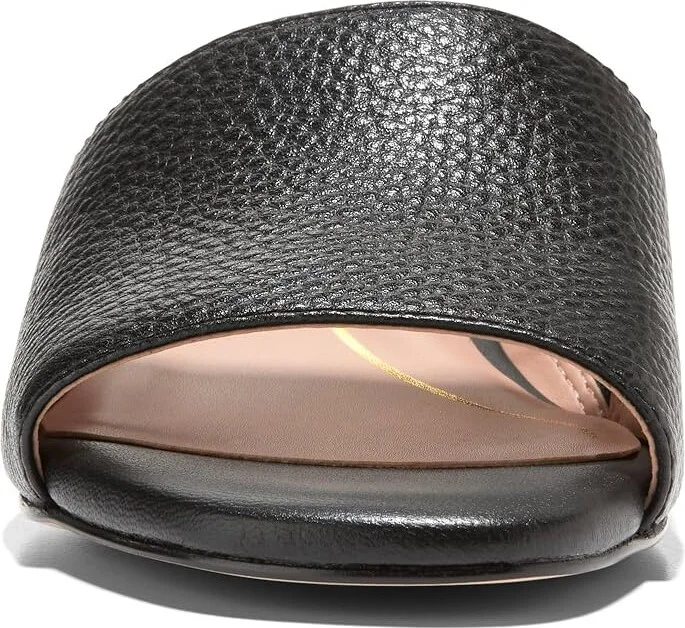 Cole Haan Calli Single Band Sandal Women's Sandals Black Leather : 7.5 B - Medium, Leather/Suede - Image 5