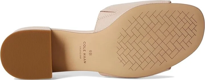 Cole Haan Calli Single Band Sandal Women's Sandals Cameo Rose Leather : 6 B - Medium, Leather/Suede - Image 3