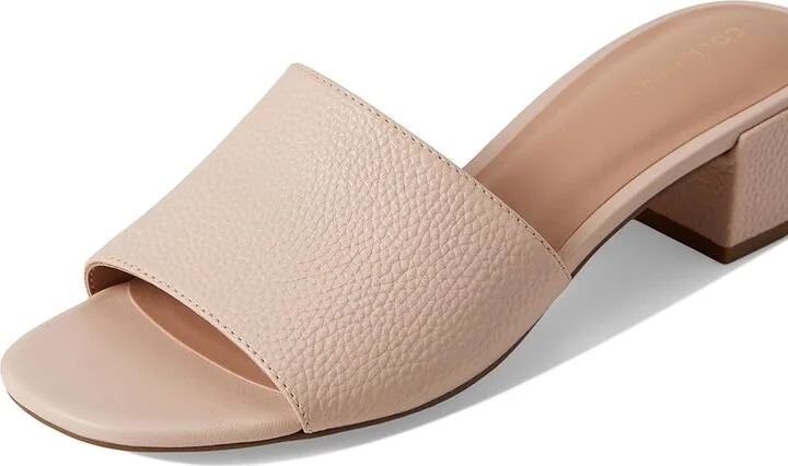 Cole Haan Calli Single Band Sandal Women's Sandals Cameo Rose Leather : 6 B - Medium, Leather/Suede - Image 7