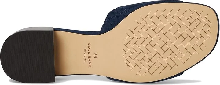Cole Haan Calli Single Band Sandal Women's Sandals Navy Blazer Suede : 10 B - Medium, Leather/Suede - Image 3