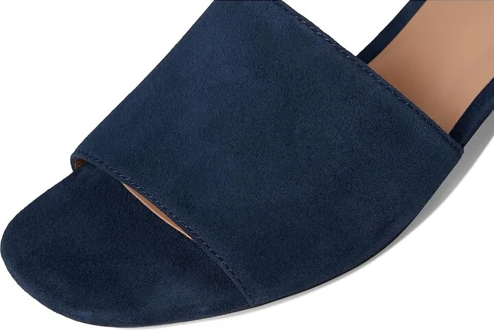 Cole Haan Calli Single Band Sandal Women's Sandals Navy Blazer Suede : 10 B - Medium, Leather/Suede - Image 7