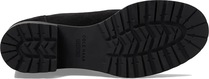 Cole Haan Camea Waterproof Combat Boot II Women's Boots Black Suede Waterproof : 7 B - Medium, Leather - Image 3